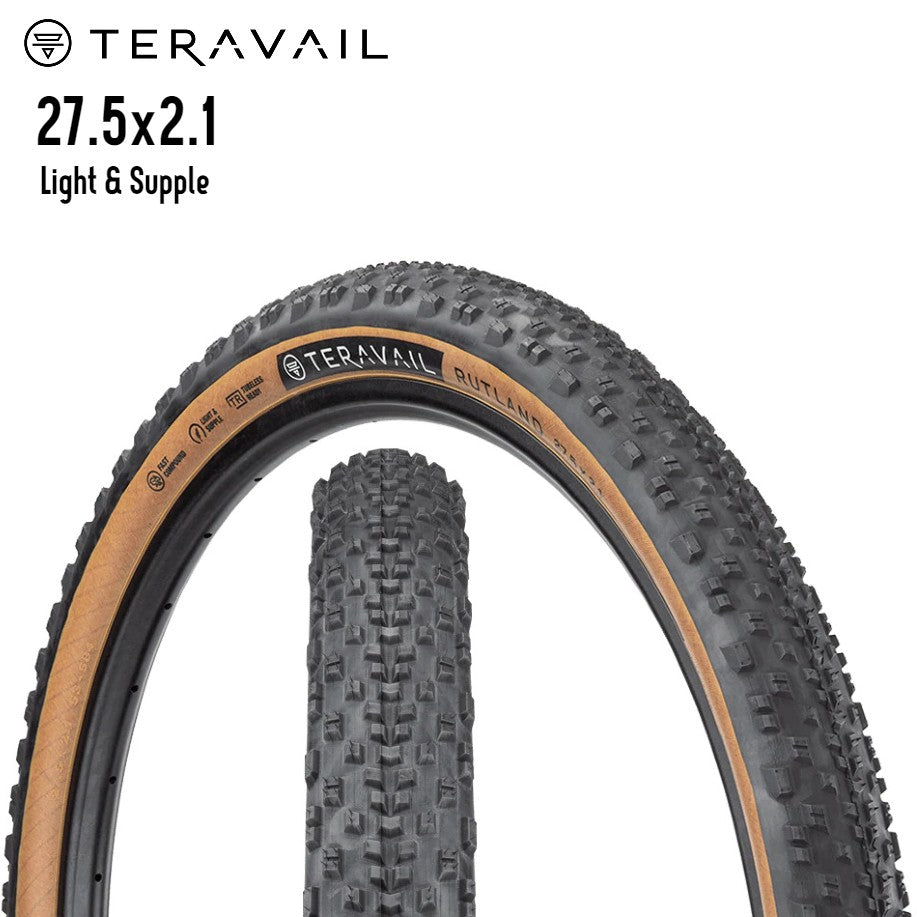 Teravail Rutland 27.5 / 650b Gravel Bike Tire - Tan