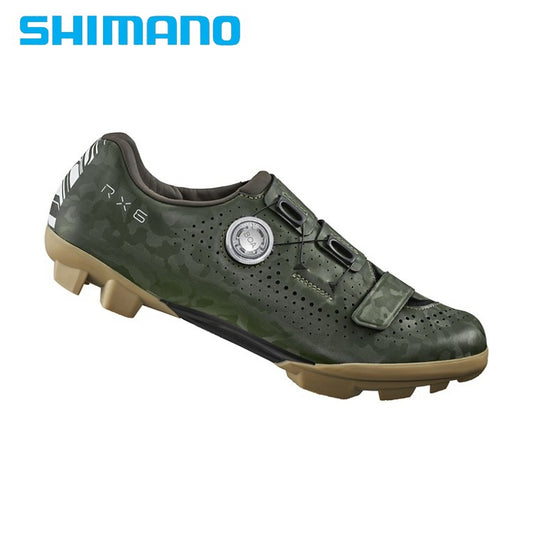 Shimano RX6 Gravel / MTB Carbon Reinforced Bike Shoes SPD (SH-RX600) - Green