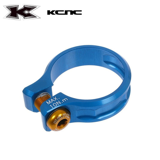 KCNC MTB Screw Seat Clamp - Blue