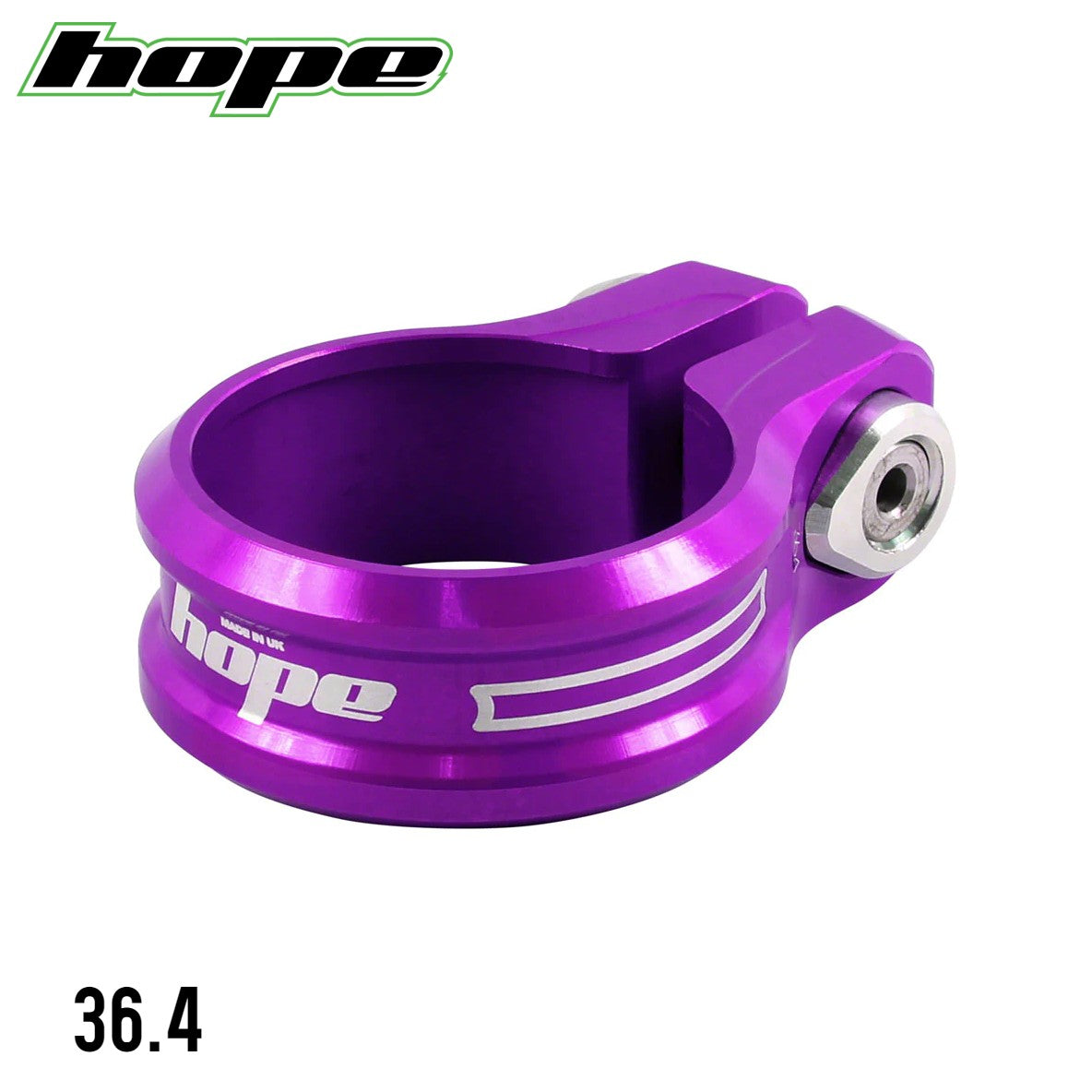 Hope Tech CNC Seat Clamp / Bolt - Purple