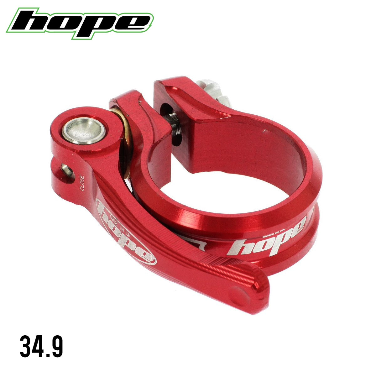 Hope Tech CNC Seat Clamp QR - Red