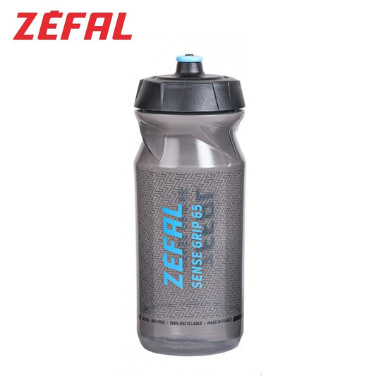 Zefal Sense Grip 65 Ergonomic 650ml Water Bottle for Bikes - Black / Blue