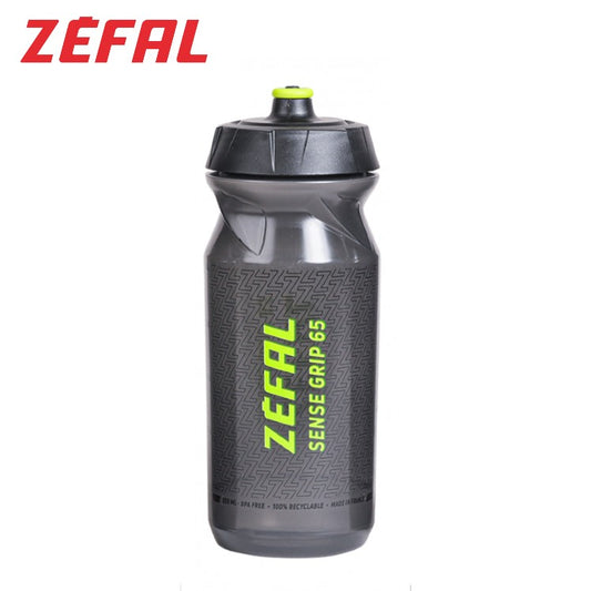 Zefal Sense Grip 65 Ergonomic 650ml Water Bottle for Bikes - Black / Yellow