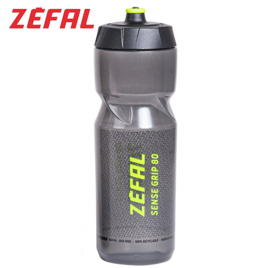 Zefal Sense Grip 80 Ergonomic 800ml Water Bottle for Bikes - Black / Yellow