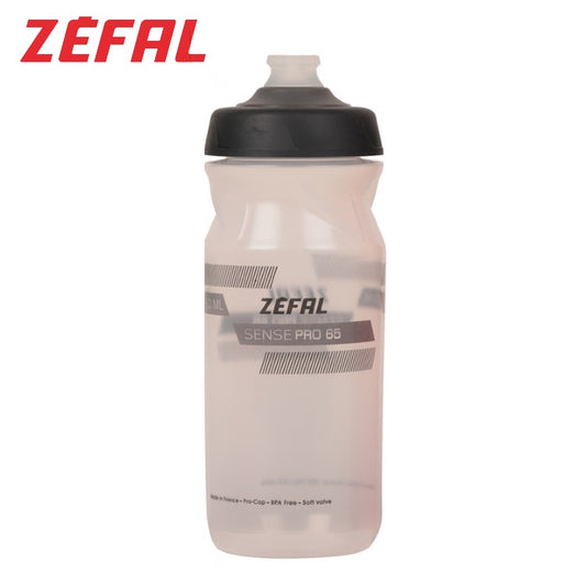 Zefal Sense PRO 65 Premium 650ml Water Bottle for Bikes - Transparent