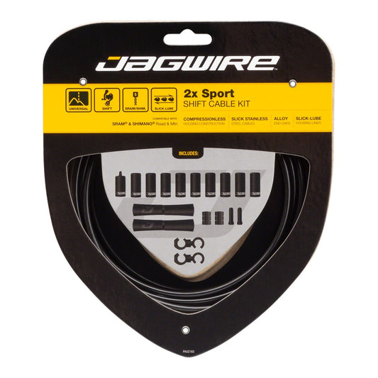 Jagwire Sport Shift Cable Kit Pair (2x) for Road / MTB / SRAM / Shimano