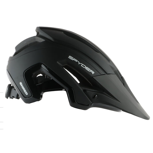Spyder SHRED All-Mountain / Trail MTB Bike Helmet - Matt Black