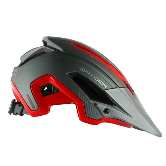 Spyder SHRED All-Mountain / Trail MTB Bike Helmet - Gray/Red