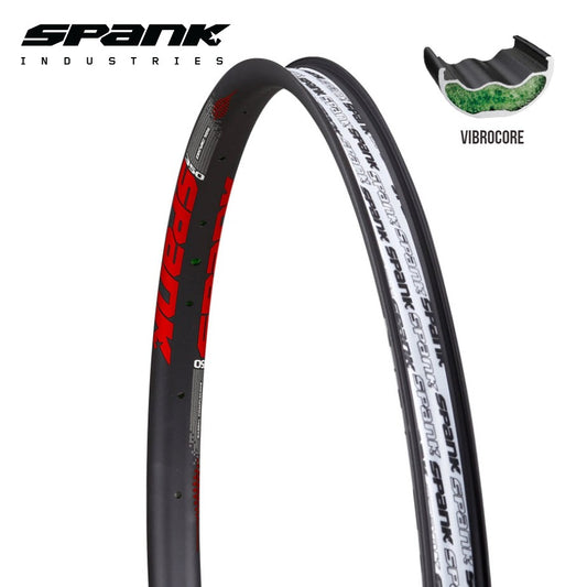 Spank 350 Vibrocore Bike Rim 27.5" - Black/Red