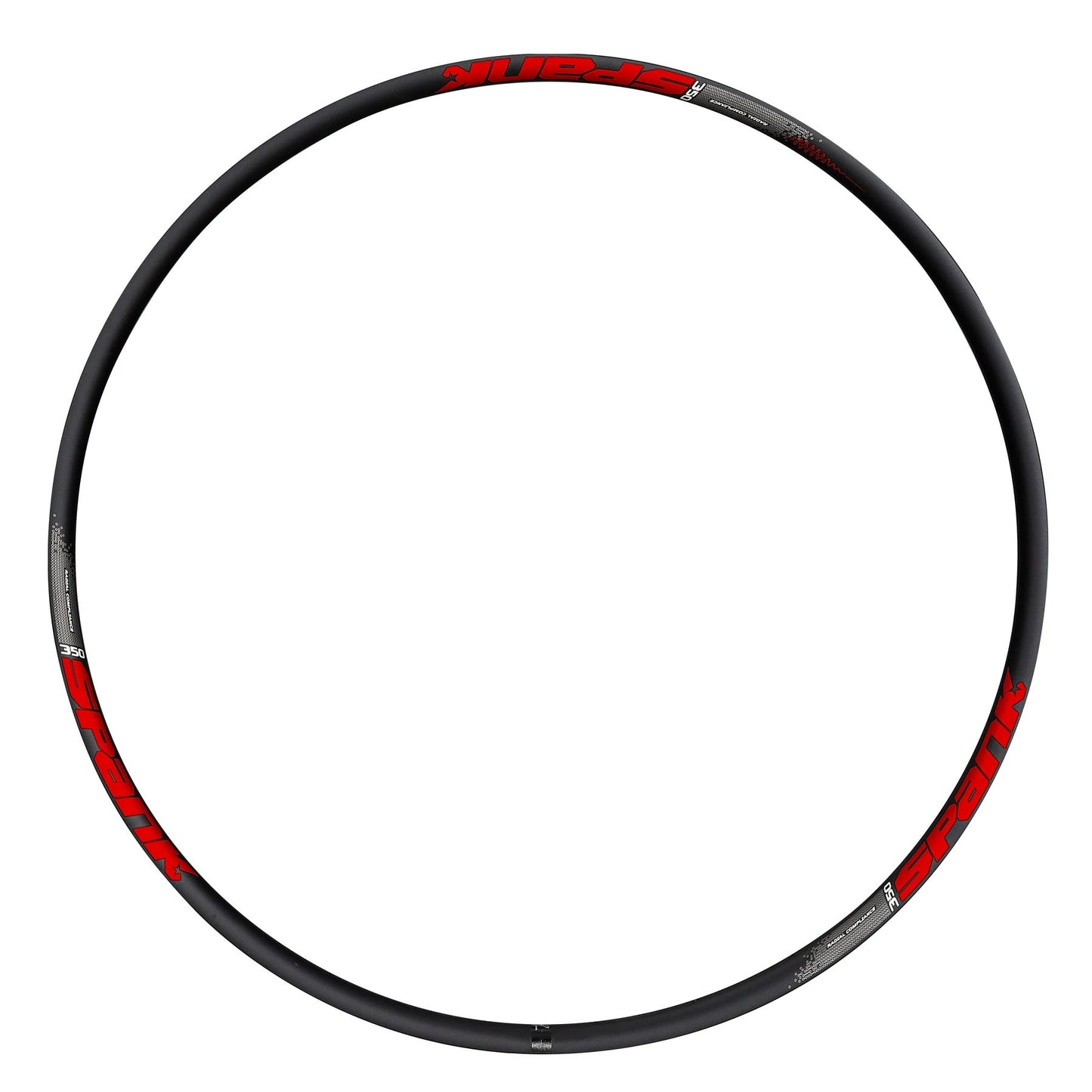 Spank 350 Vibrocore Bike Rim 29" - Black/Red