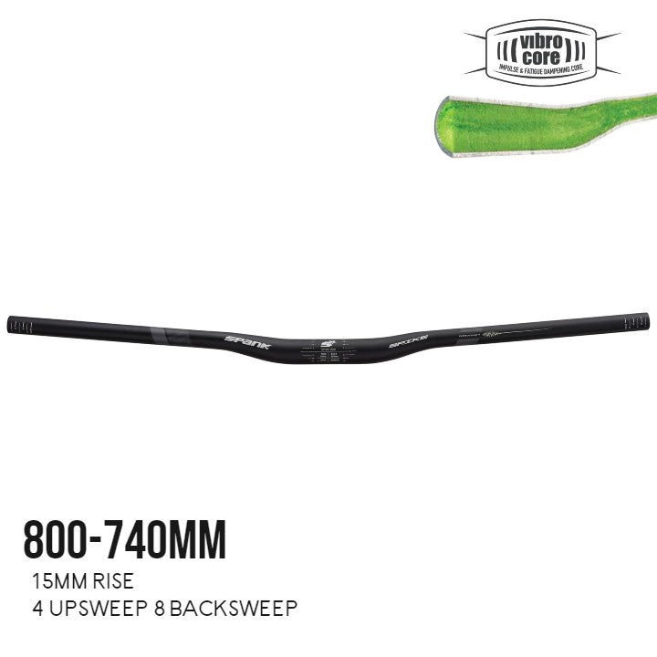 Spank Spike 800 VIBROCORE Bar Ltd. Ed. - Black/Grey