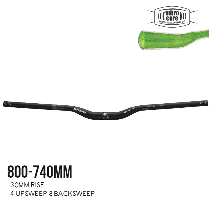 Spank Spike 800 VIBROCORE Bar Ltd. Ed. - Black/Grey