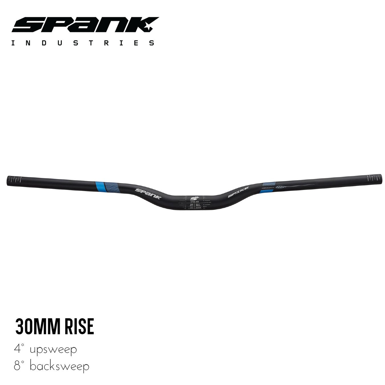 Spank Spike 800 VIBROCORE Bar - Black/Blue