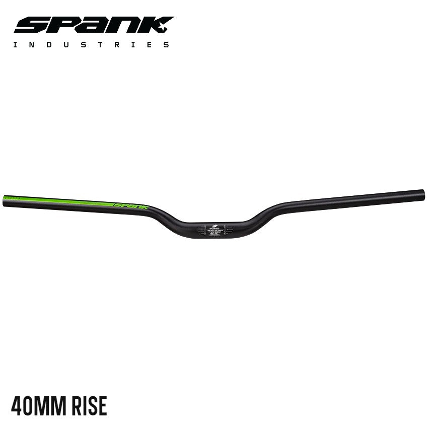 Spank Spoon 800 Handle Bar - Black/Green