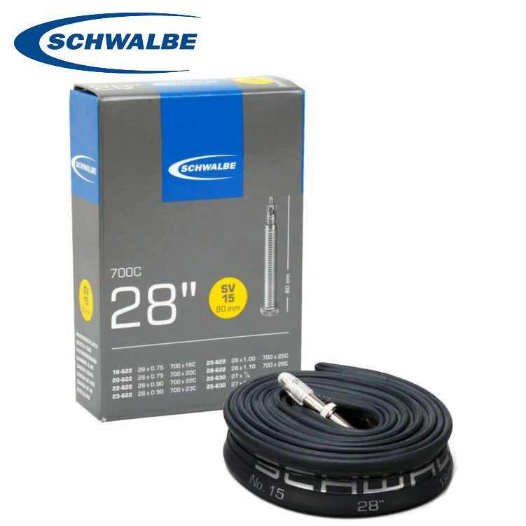 Schwalbe SV15 700c Road Bike Inner Tube 28 inch Presta