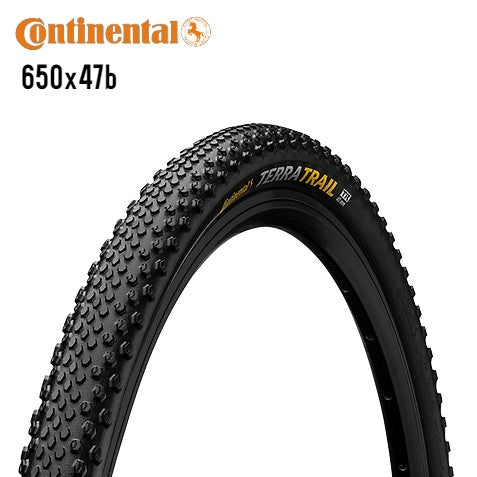 Continental Terra Trail Gravel Tire Tubeless Ready ShieldWall 650b - Black