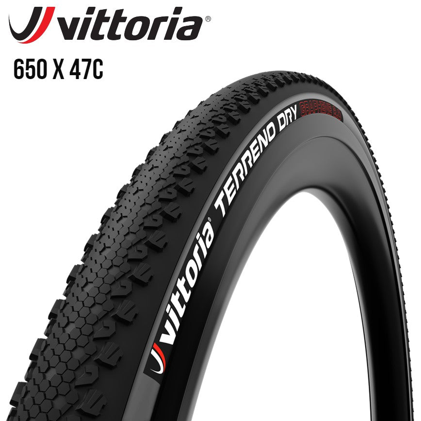 Vittoria Terreno Dry Gravel Tire 650b - Anthracite / Black