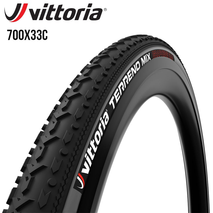 Vittoria Terreno Mix (Dry & Wet) Gravel Tire 700c - Anthracite / Black
