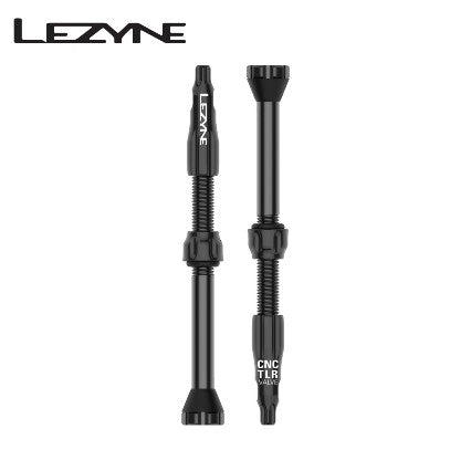 Lezyne CNC TLR Tubeless Valve with Integrated Valve Core tool - Black