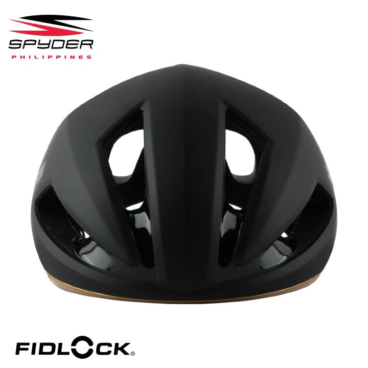 Spyder VELO Aero Road Bike Helmet - Matte Black / Gold