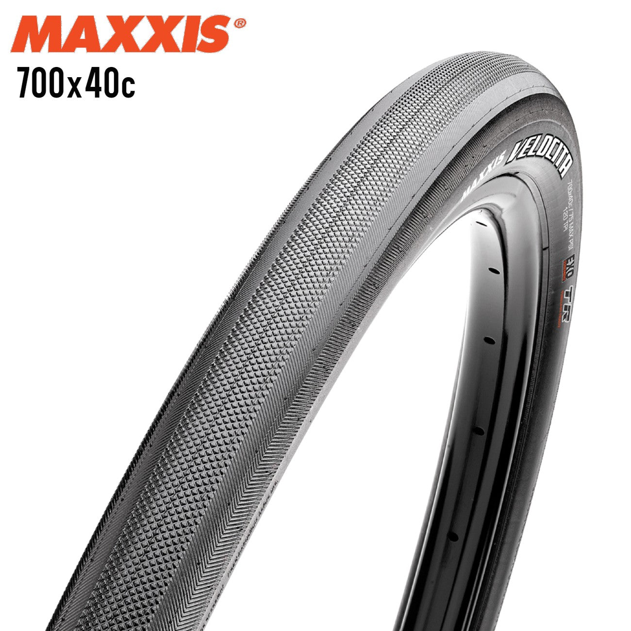 Maxxis Velocita All-Road Gravel Tire 700c EXO Tubeless Ready - Black