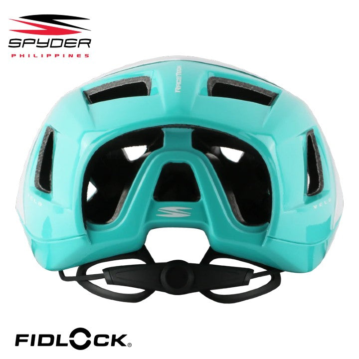 Spyder VELO Aero Road Bike Helmet - Gloss White / Mint
