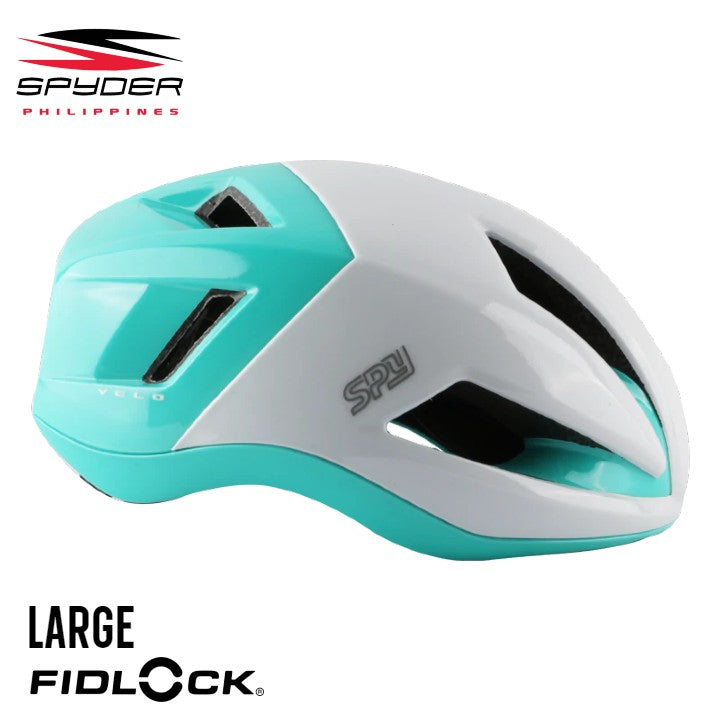 Spyder VELO Aero Road Bike Helmet Gloss White Mint