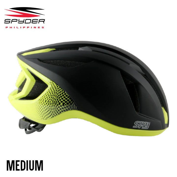 Spyder VORTEX Road Bike Helmet - Matte Black / Yellow