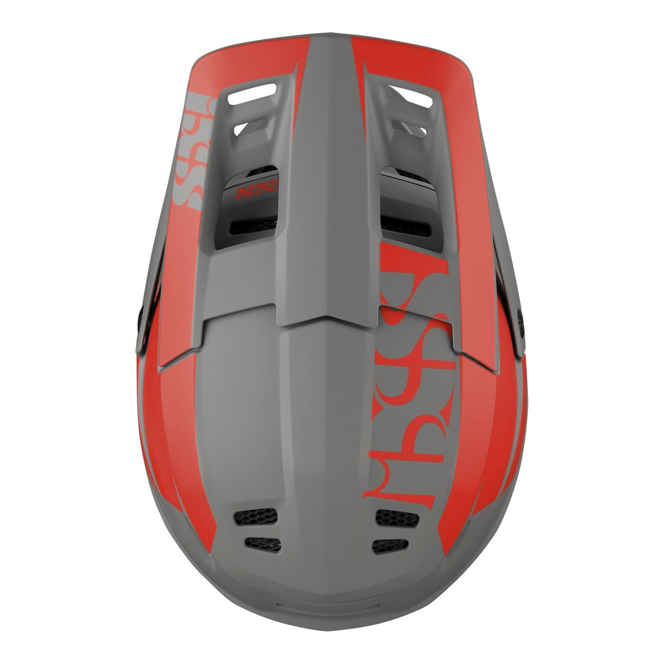 IXS Xact EVO Full Face MTB Helmet - Red Graphite